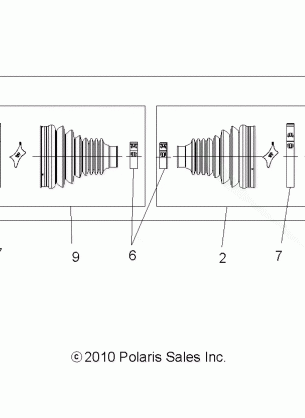 DRIVE TRAIN REAR DRIVE SHAFT (FROM 8 / 29 / 16) - A17SEH57A7