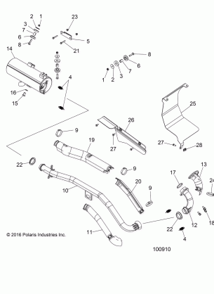 ENGINE EXHAUST - A17SJE57AU