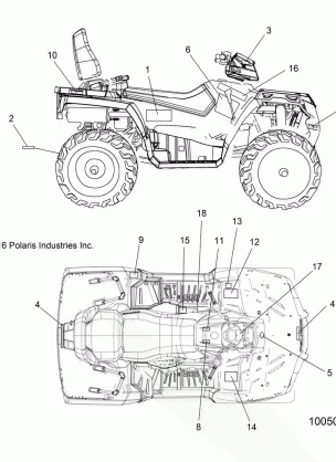 BODY DECALS - A17SJE57AU (100507)