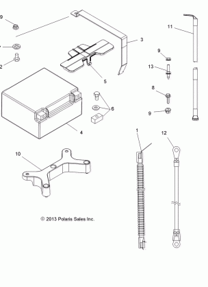 ELECTRICAL BATTERY - A17SVA85A2 (49ATVBATTERY14850SCRAM)