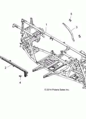 CHASSIS MAIN FRAME - A17SVA85A2 (49ATVFRAME15SCRM1)