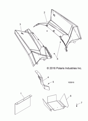 BODY REAR CAB AND HEAT SHIELDS - A17SVE95AM