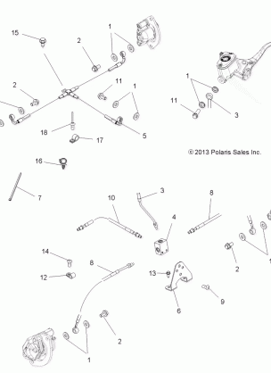 BRAKES BRAKE LINES - A17SVE95AM