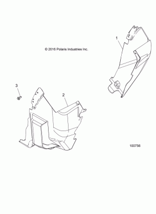 BODY FRONT MUD GUARDS - A17SXA85A1 / A7 / SXE85AB / AM / AS / A9 (100756)