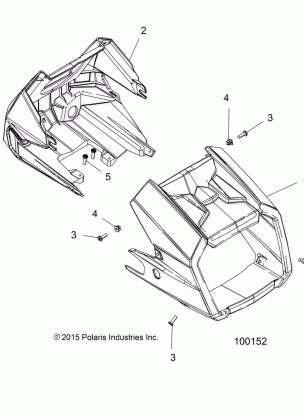 BODY HEADLIGHT POD - A17S6S57C1 (100152)