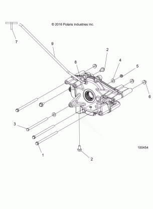 DRIVE TRAIN REAR GEARCASE MOUNTING - A17S6S57C1