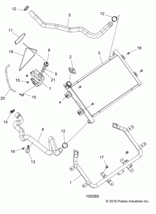 ENGINE COOLING SYSTEM RADIATOR - A17SXN85A5