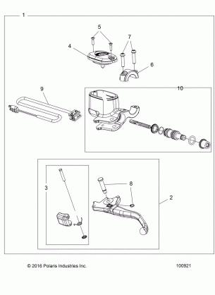 BRAKES FRONT BRAKE LEVER and MASTER CYLINDER - A17SXN85A5