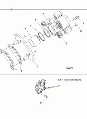 BRAKES FRONT CALIPER - A17SXN85A5