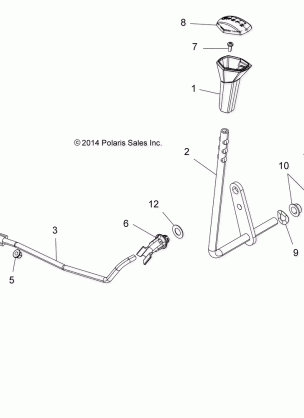 DRIVE TRAIN GEAR SELECTOR - A17SXN85A5