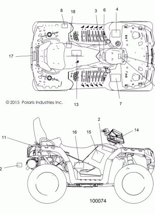 BODY DECALS - A17SYE85AS (100074)