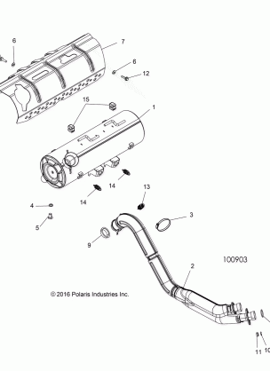 ENGINE EXHAUST - A17SYE85AS (100903)