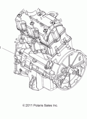 ENGINE LONG BLOCK - A17SYE85AS (49ATVENGINE12SP850)