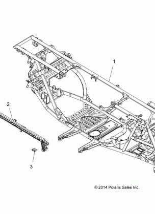 CHASSIS MAIN FRAME - A17SYE85AS (49ATVFRAME15850TRG)