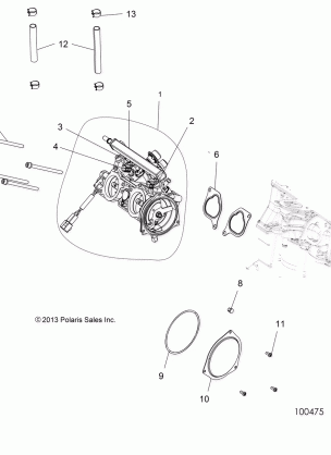 ENGINE THROTTLE BODY - A17SYE85AS (100475)