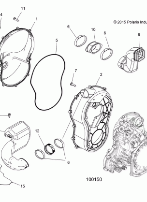 BODY CLUTCH COVER - A17SYE95AK