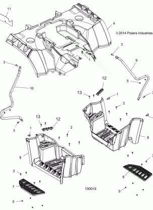 BODY REAR CAB and FOOTWELL - A17SYE95AK