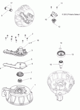 ENGINE COOLING SYSTEM and WATER PUMP - A17SYE95AK