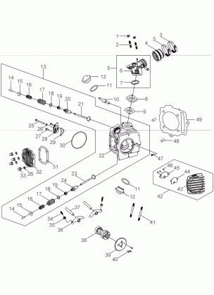ENGINE CYLINDER HEAD - A17YAK11A4 / A6 / N4 / N6 (A00037)