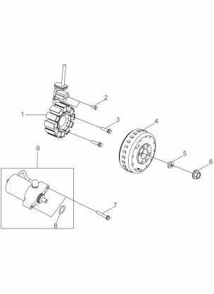 ENGINE GENERATOR and STARTING MOTOR - A17YAK11A4 / A6 / N4 / N6 (A00042)