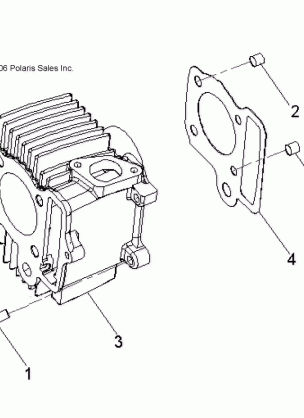 ENGINE CYLINDER - A17YAK11A4 / A6 / N4 / N6 (A00015)