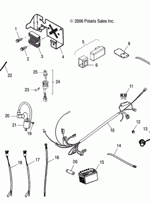 ELECTRICAL PARTS - A17YAP20A8 / N8 (49ATVELECT08PHX)