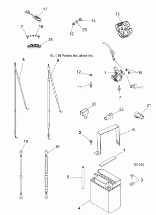 ELECTRICAL BATTERY - A17DAA57A5 (101010)