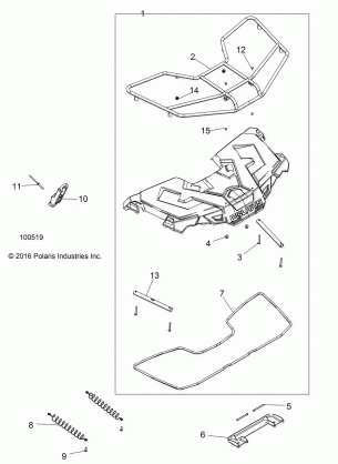 BODY STORAGE FRONT - A17SEG50A4