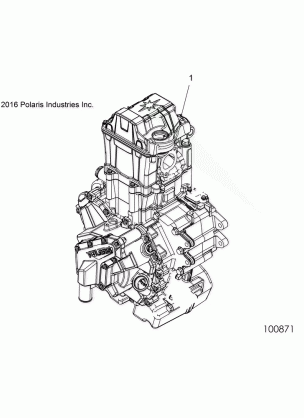 ENGINE LONG BLOCK - A17SEA50A1 / A5 / SEE50A1 / SEG50A4