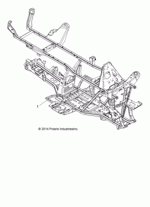 CHASSIS FRAME - A17SEA50A1 / A5 / SEE50A1 / SEG50A4