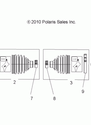 DRIVE TRAIN FRONT DRIVE SHAFT - A17SEA50A1 / A5 / SEE50A1 / SEG50A4