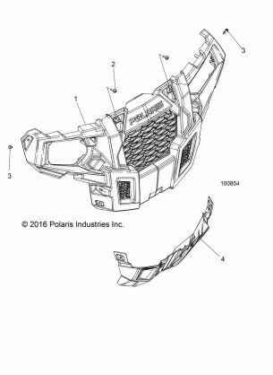 BODY BUMPER FRONT - A17DAA50A7 (100854)