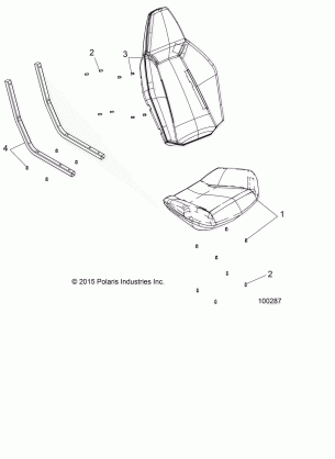 BODY SEAT ASM. - A17DAA50A7 (100287)