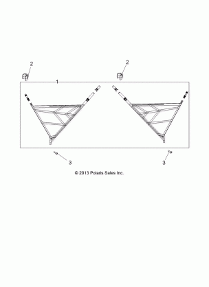 BODY SIDE NETS - A17DAA50A7 (49ATVNETS14325)