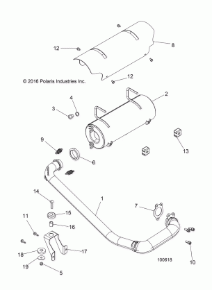 ENGINE EXHAUST SYSTEM - A17DAA50A7