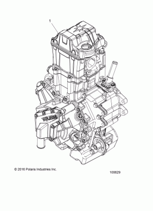 ENGINE LONG BLOCK - A17DAA50A7 (100629)