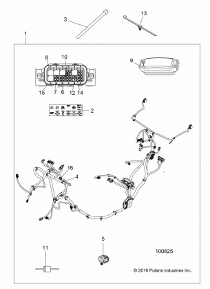 ELECTRICAL WIRE HARNESS - A17DAA50A7 (100625)