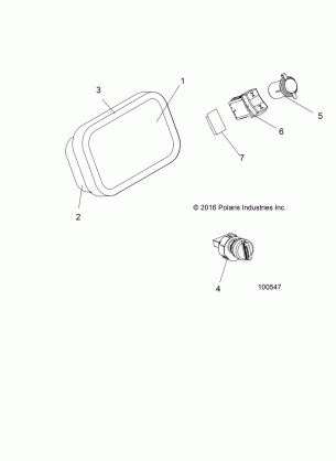 ELECTRICAL DASH INSTRUMENTS AND SWITCHES - A17DAA50A7 (100547)