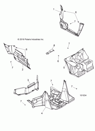 BODY FLOOR AND ROCKER PANELS - A17DAA50A7 (101034)