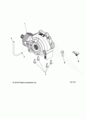 DRIVE TRAIN FRONT GEARCASE MOUNTING- A17DAA50A7 (101121)