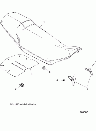 BODY SEAT - A17SVA95N2 / SVE95NM (100560)