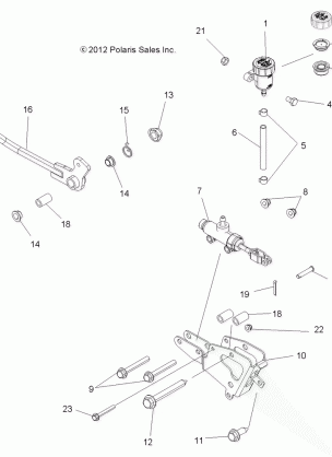 BRAKES BRAKE PEDAL and MASTER CYLINDER - A17SVS95CM / T95C2