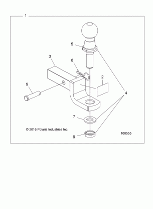 CHASSIS HITCH - A17SVS95CM / T95C2