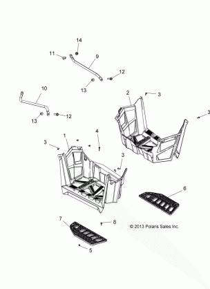 BODY FOOTWELLS - A17SVS95CM / T95C2