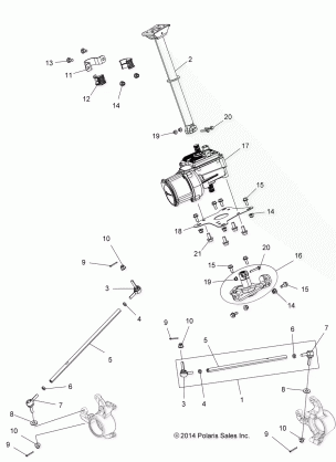 STEERING STEERING POST ASM. - A17SVS95CM