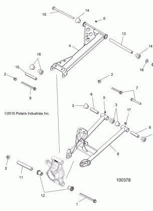 SUSPENSION REAR - A17SVS95CM / T95C2