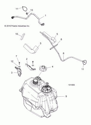 BODY FUEL TANK ASM. - A17SWS57C1 / C2 (101000)