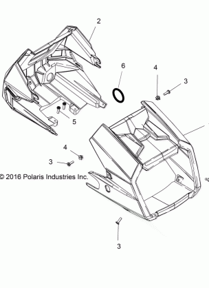 BODY HEADLIGHT POD - A17SWS57C2 (100946)