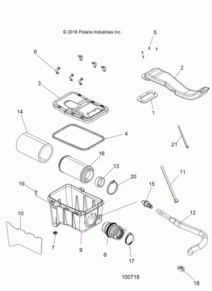 ENGINE AIR INTAKE SYSTEM - A17SWS57C1 / C2 (100718)