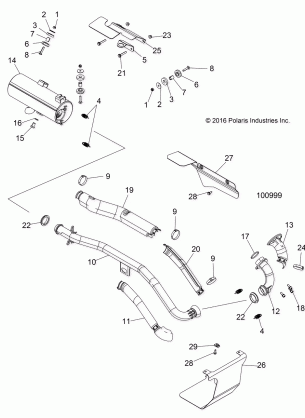 ENGINE EXHAUST - A17SWS57C1 / C2